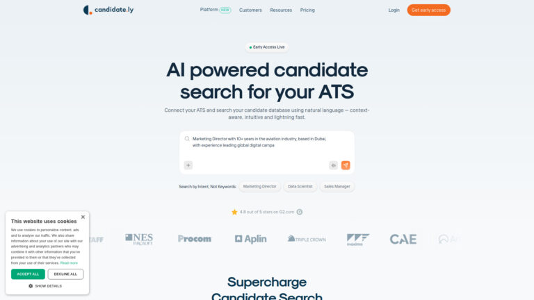 Advanced Candidate Search AI — Ats AI Search Ats AI Tool Review
