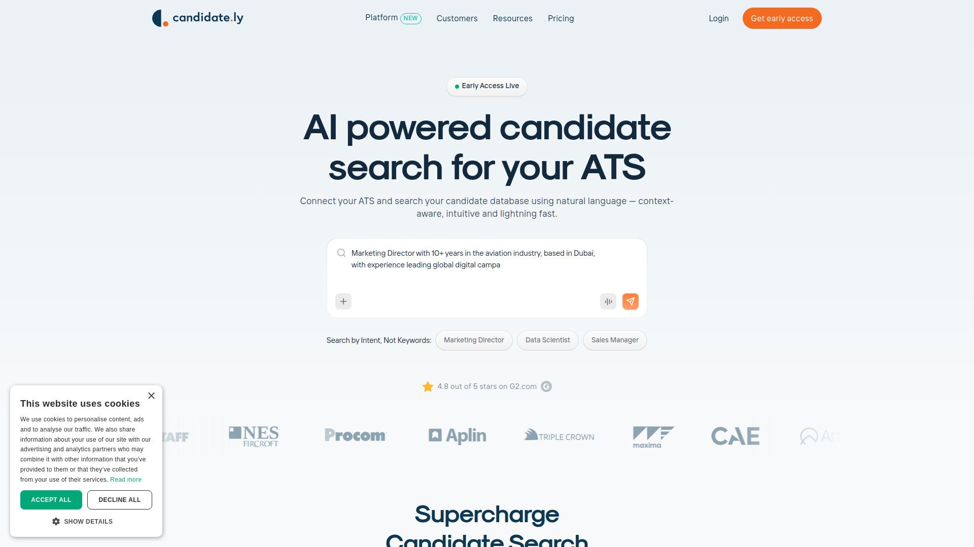Candidate Search AI — ATS AI Search ATS logo