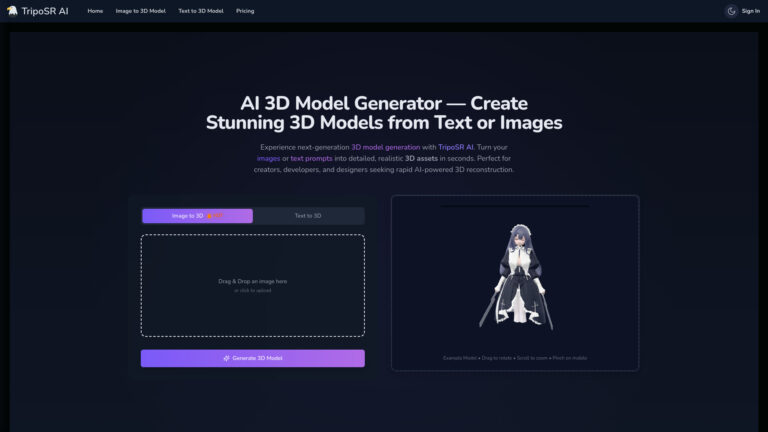 Top Triposr AI Tool Review