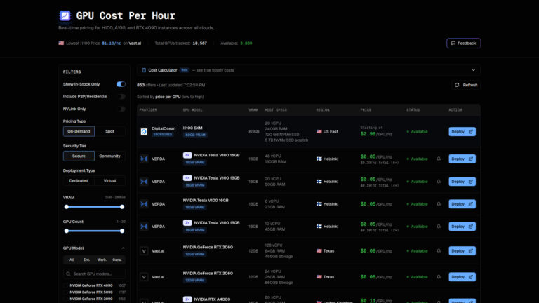 Innovative Gpu Per Hour AI Tool Review