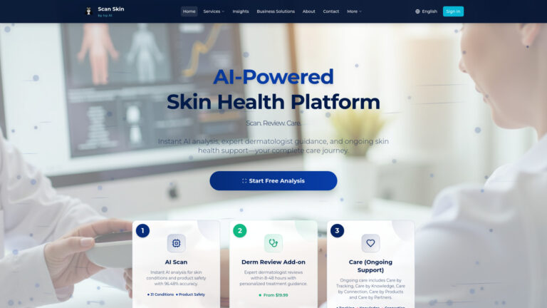 Powerful Scanskinai AI Tool Review