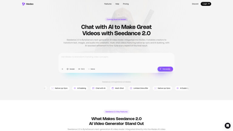 Top Medeo Seedance 2.0 AI Tool Review