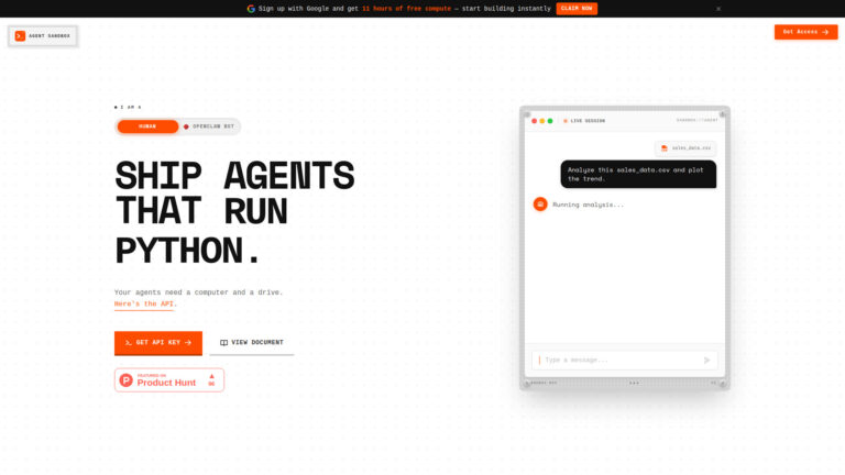 Trending Agent Sandbox AI Tool Review