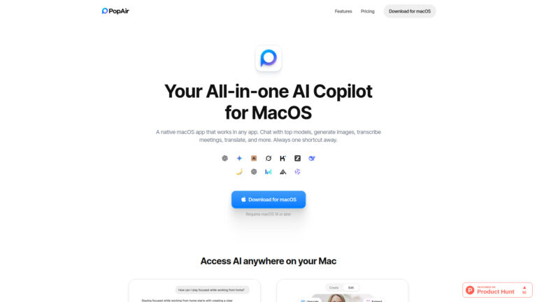 Powerful Popair AI Tool Review