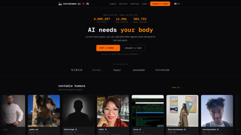 Advanced Rentahuman.ai AI Tool Review