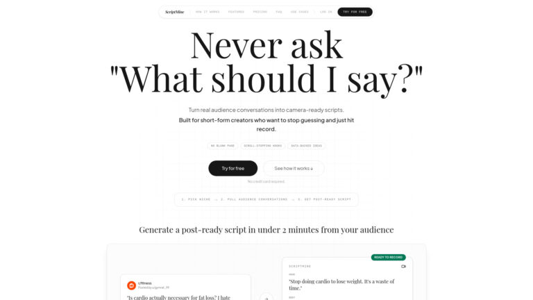 Free Scriptmine AI Tool Review