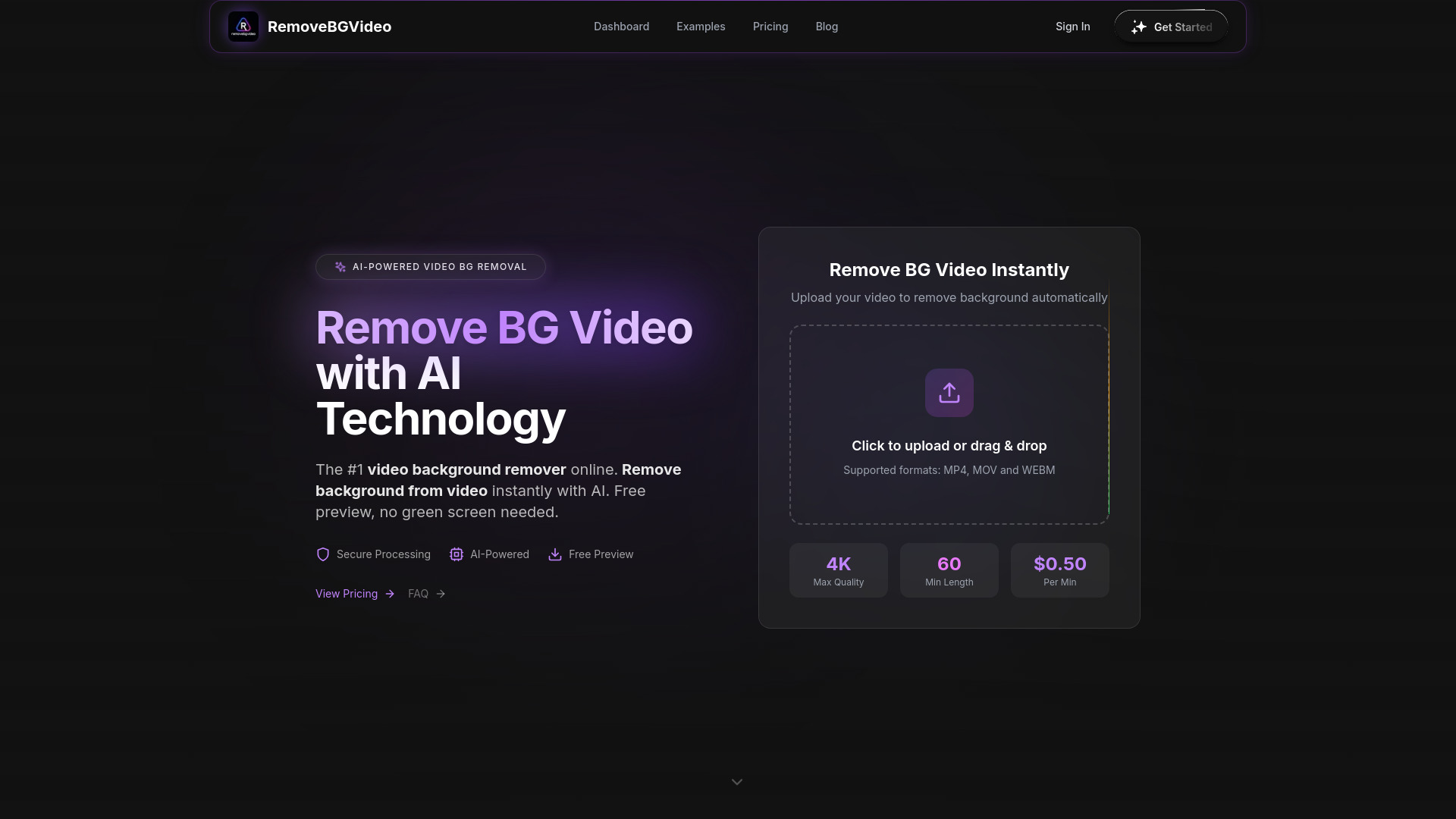 Remove BG Video
