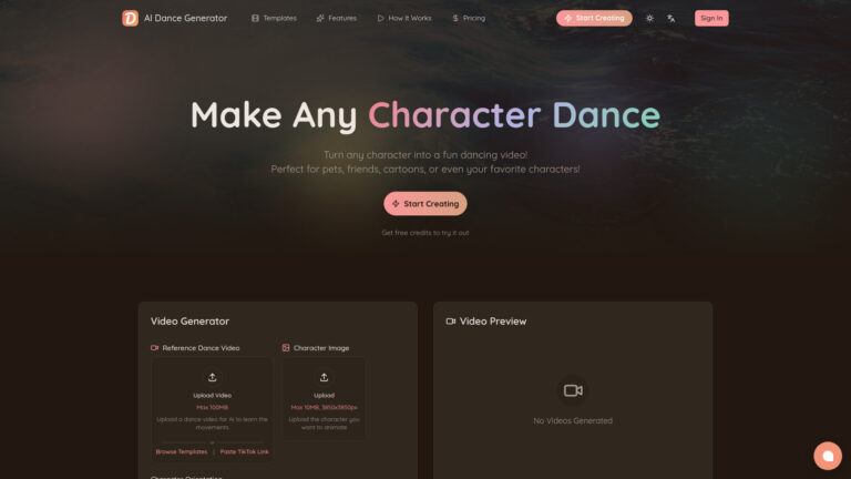 New AI Dance Generator AI Tool Review