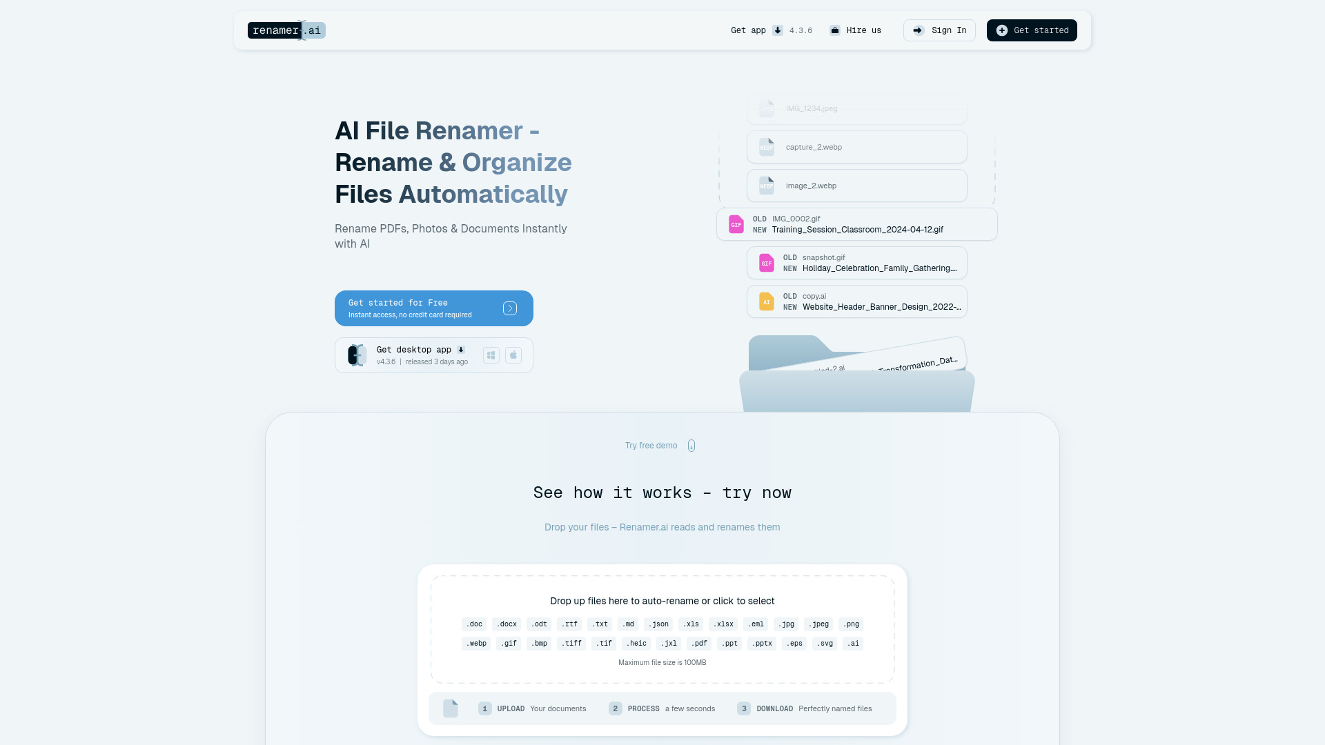 Renamer.ai logo