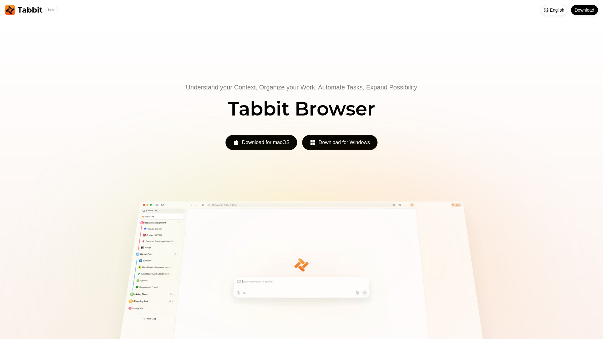 Tabbit Browser logo