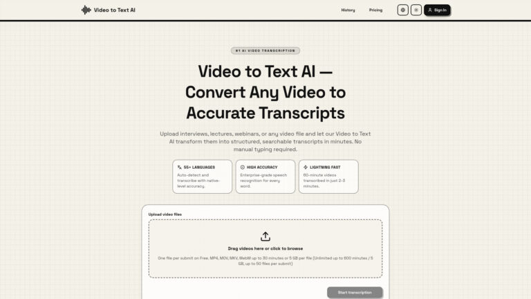 Trending Video To Text AI AI Tool Review