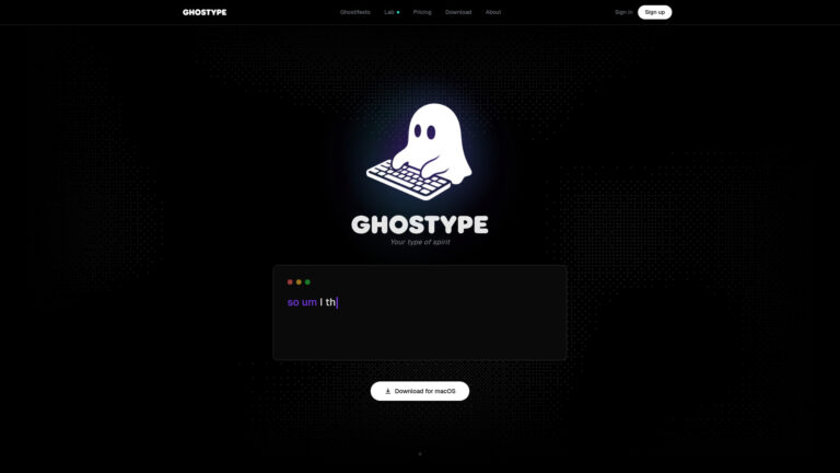 Smart Ghostype AI Tool Review