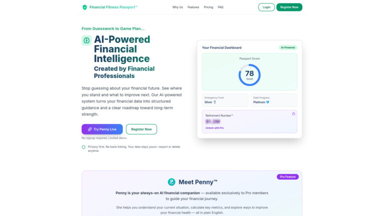Financial Fitness Passport AI Tool Review