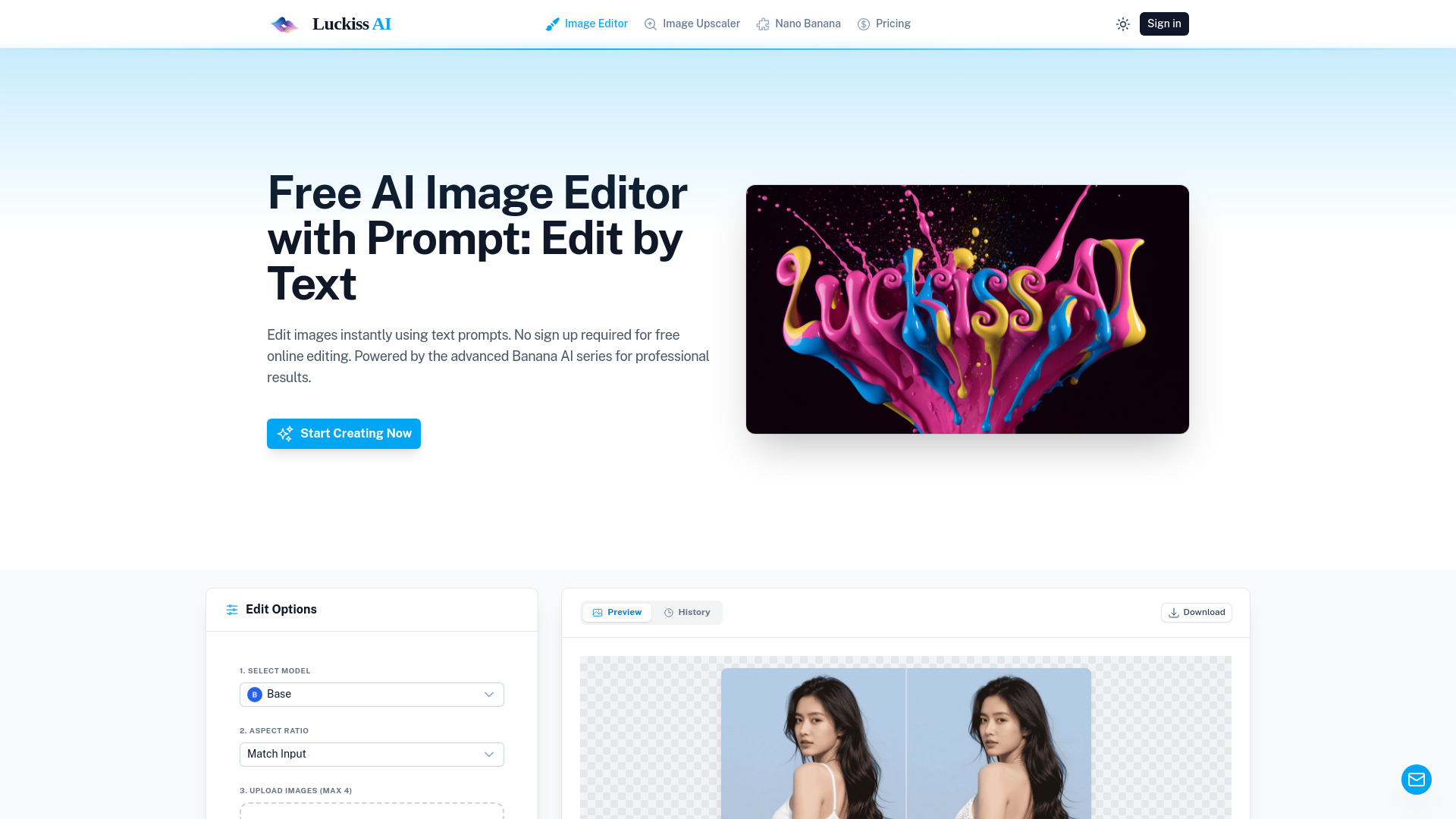 Free AI Image Editor with Prompt