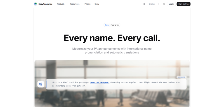 Easyannounce AI Tool Review