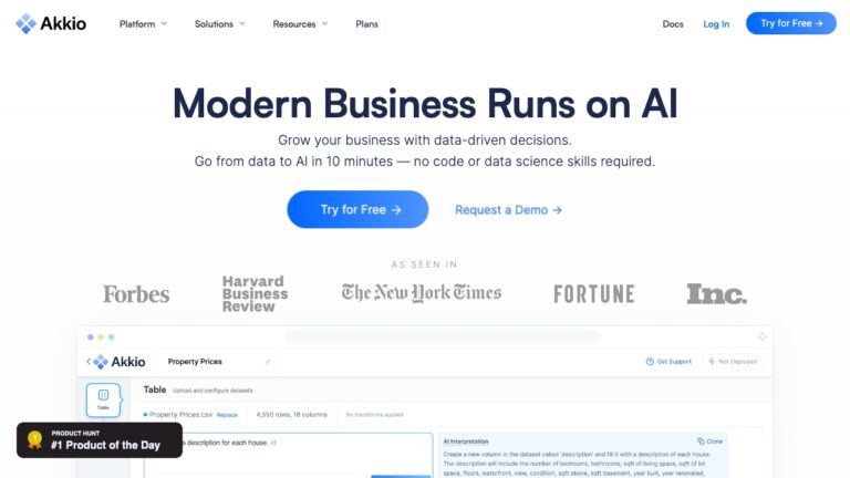Popular Akkio AI Tool Review