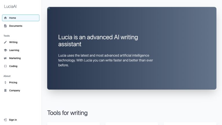 Advanced Lucia AI AI Tool Review