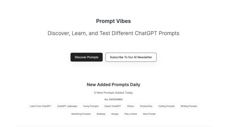 Top Promptvibes AI Tool Review