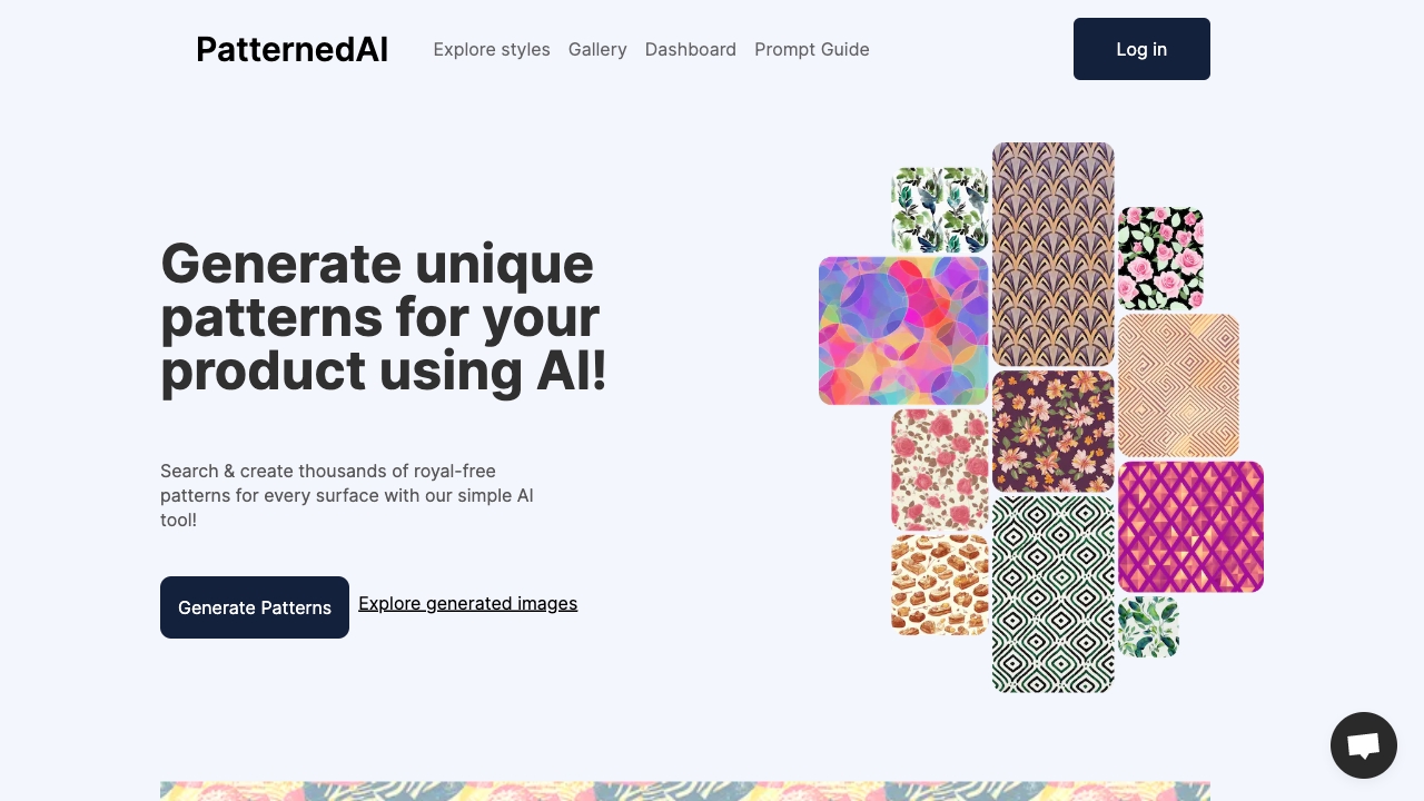 Patterned AI logo