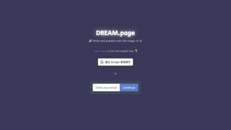 Top Dream.page AI Tool Review