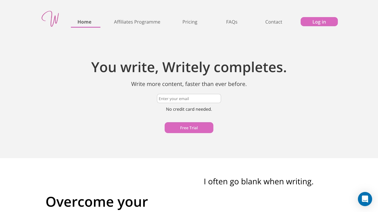 Writely AI logo