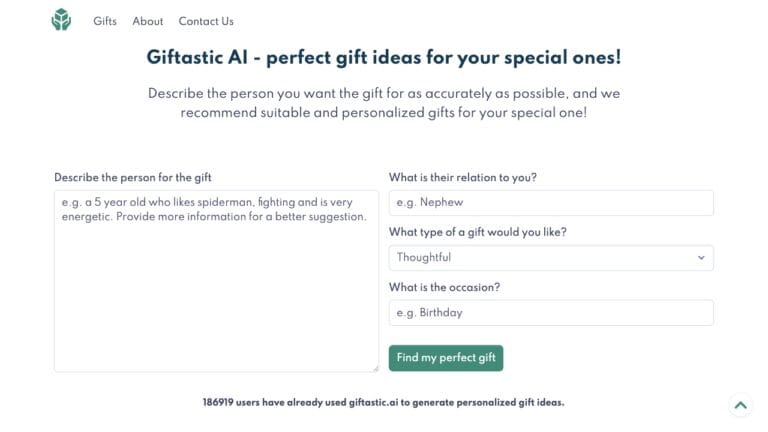 Popular Giftastic.ai AI Tool Review
