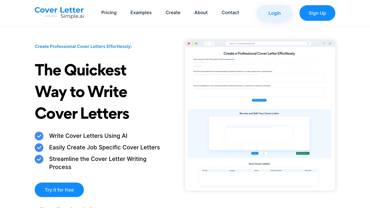 CoverLetterSimple.ai logo