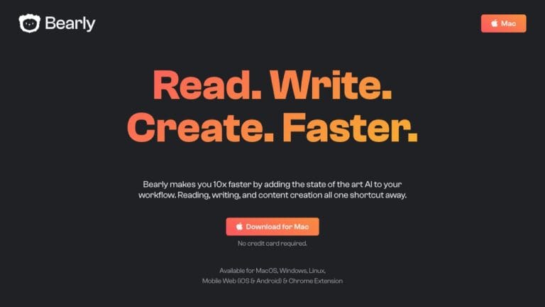 Innovative Bearly AI Tool Review