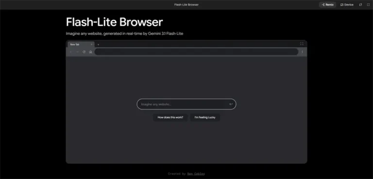 Innovative Gemini 3.1 Flash-lite Browser AI Tool Review