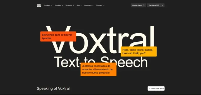Powerful Voxtral Tts AI Tool Review