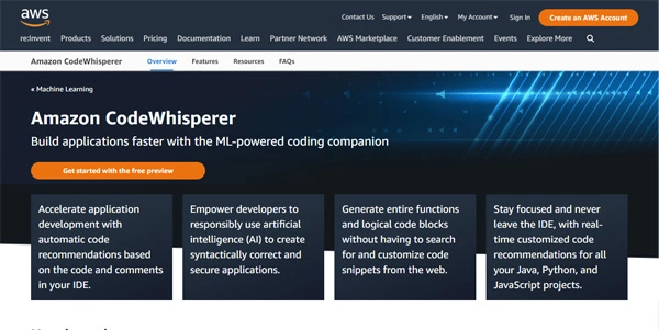 Amazon CodeWhisperer logo