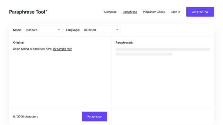 Innovative Paraphrase Tool AI Tool Review