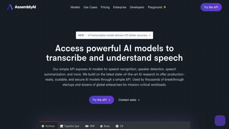 Smart Assemblyai AI Tool Review