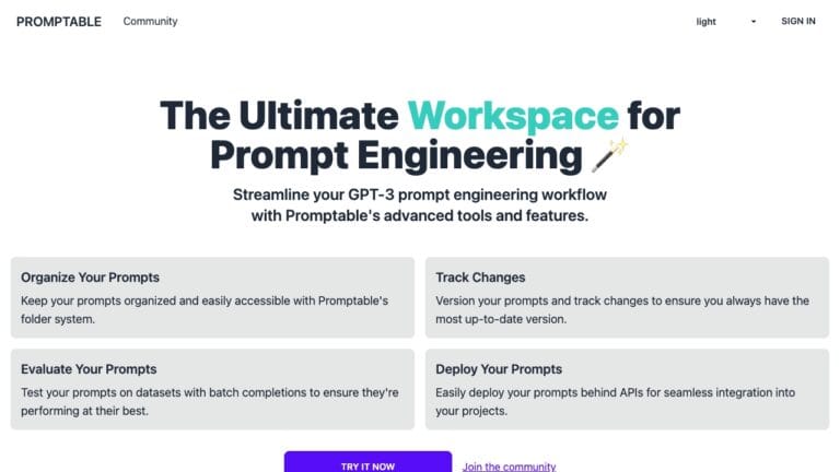 Advanced Promptable.ai AI Tool Review