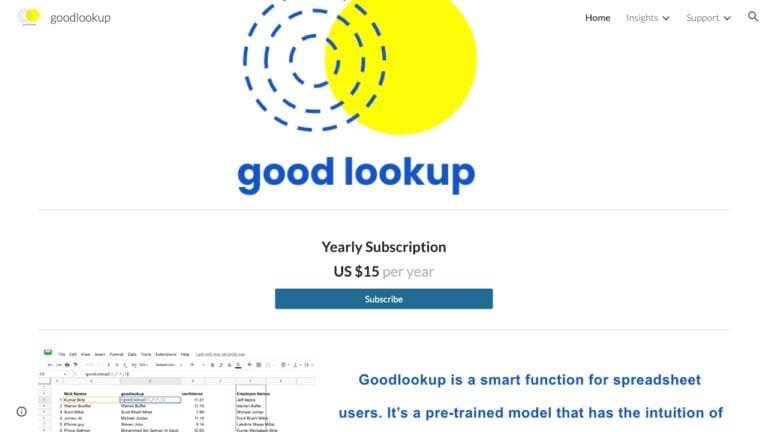 Innovative Goodlookup AI Tool Review