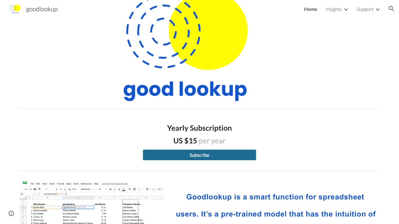 Goodlookup logo