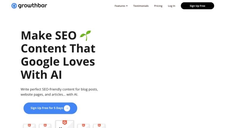 New Growthbar AI Tool Review