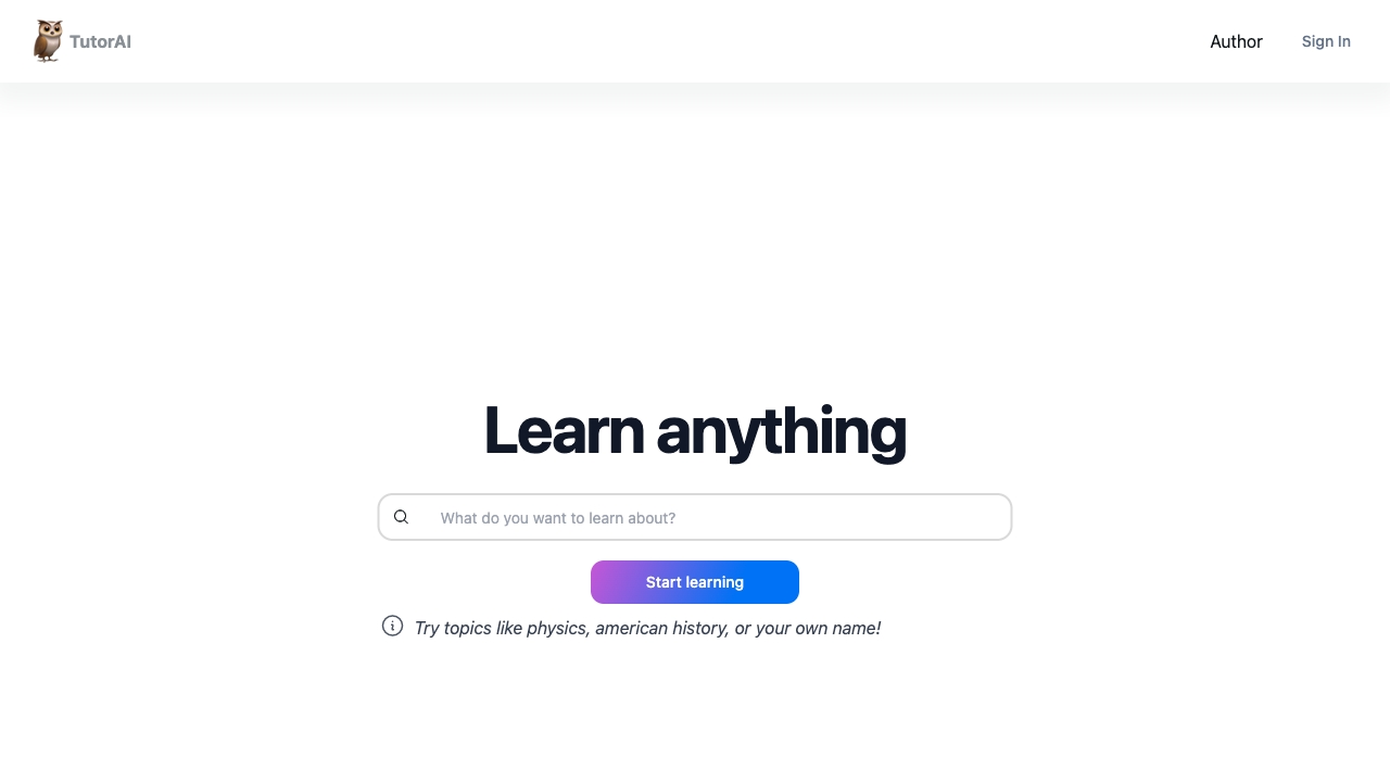 Tutor AI logo