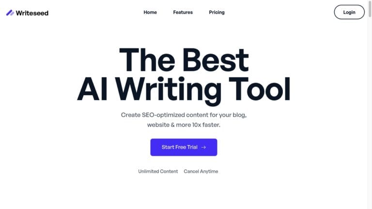 Best Writeseed AI Tool Review