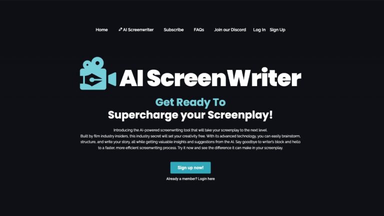 Top AIscreenwriter AI Tool Review