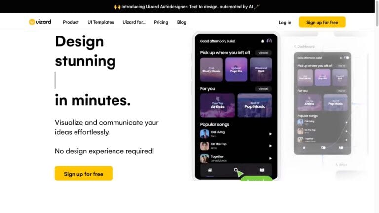 New Uizard AI Tool Review