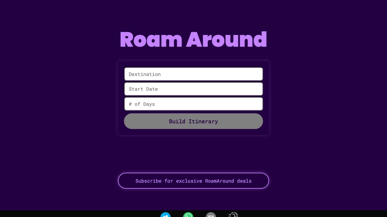 Roamaround logo