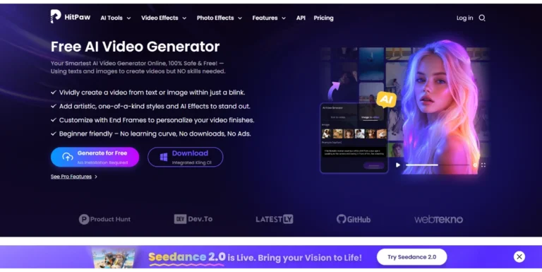 Free Hitpaw AI Video Generator AI Tool Review