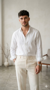 Men’s Lace Fashion Editorial