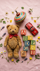 Retro Toy Flat Lay