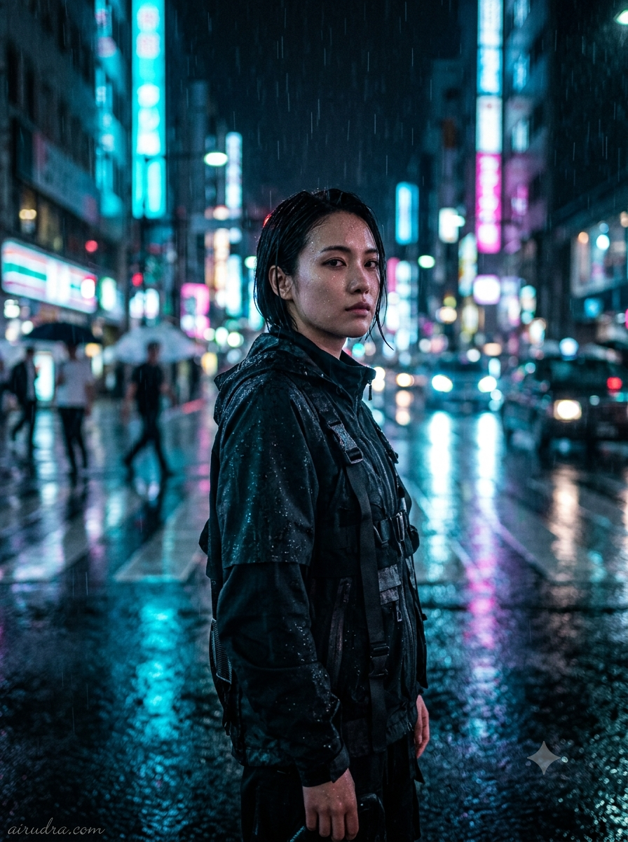 The Neon Rain Blade Runner Vibe