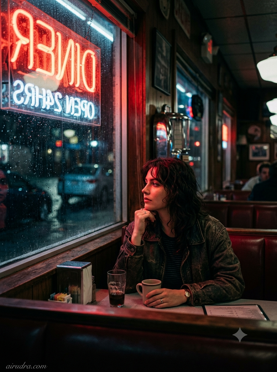 The Retro Diner Neon Glow