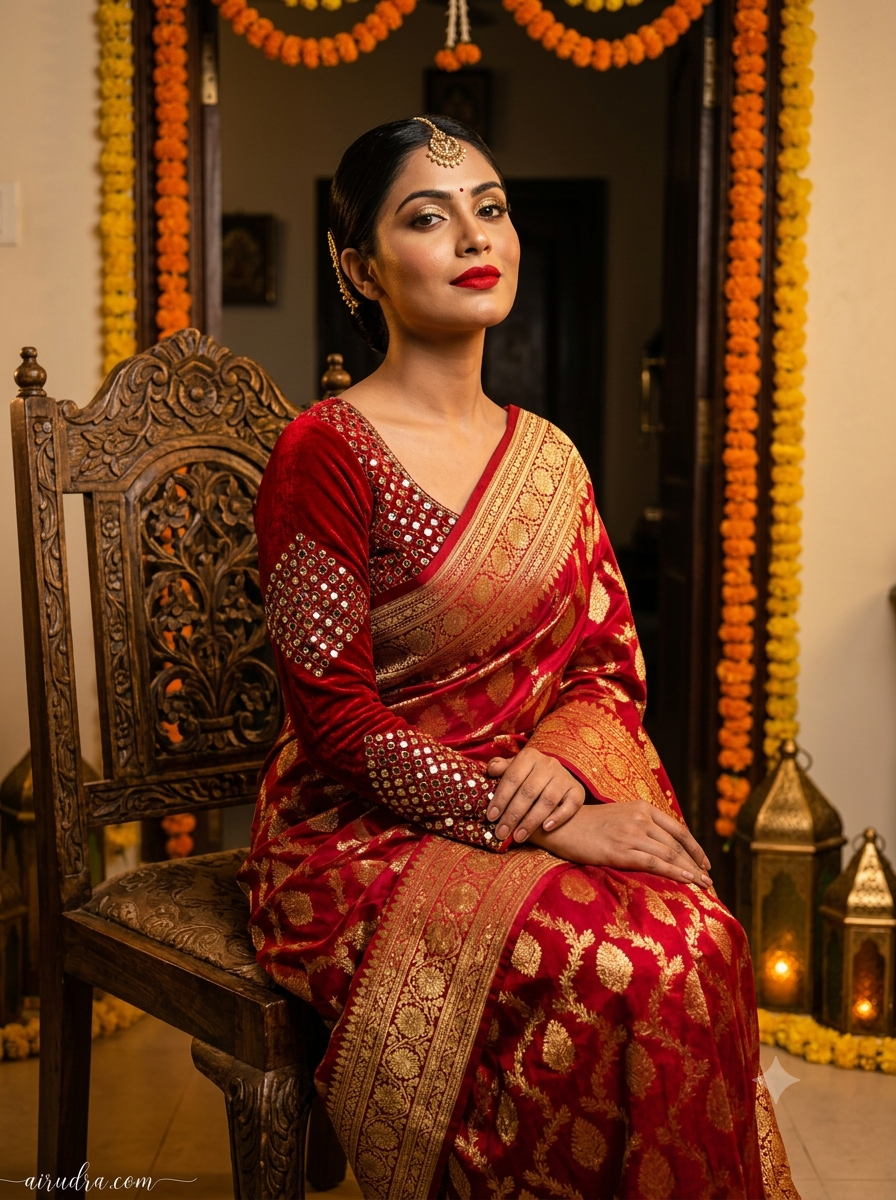 The Rich Red Festive Glow