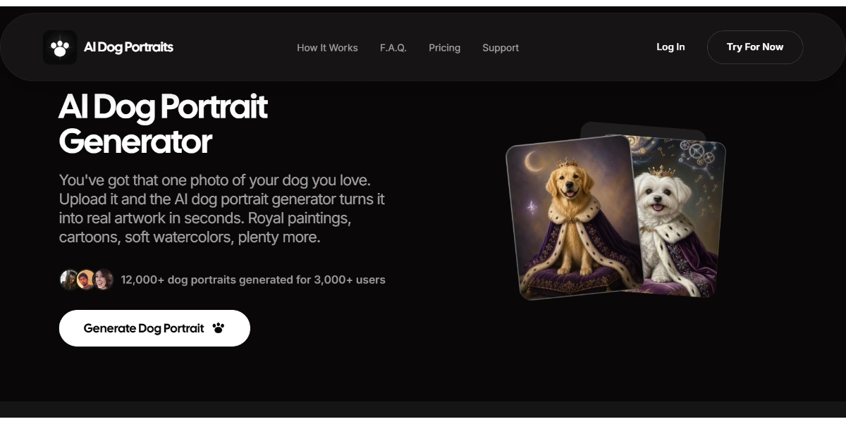 Dog Portraits Generator