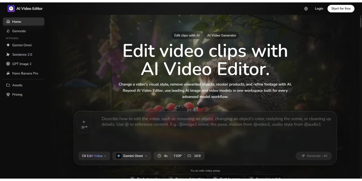 AI Video Editor